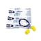 3M E-A-R Classic No Foam Ear Plugs, Cylinder Shape, 29 dB, Yellow, 200 PK 311-1101 - alternate 3